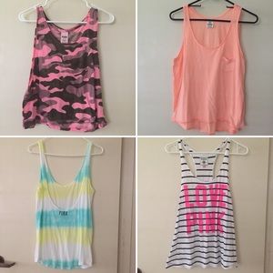 VS PINK Girls Tank Tops Bundle